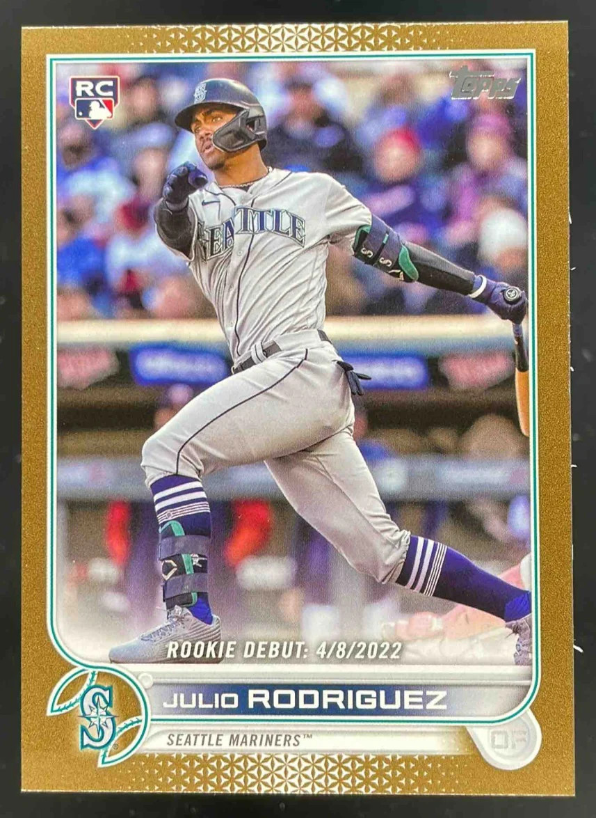 2022 Topps Update Gold #US97 Julio Rodriguez RC /2022