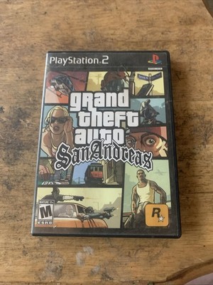 Grand Theft Auto (GTA) San Andreas (Playstation 2 PS2) with Manual and poster
