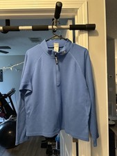 The North Face Women's XL Blue 1/4 Zip Fleece Pullover Sweatshirt