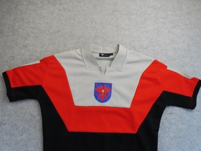 Level Up Wear Destiny Polo Shirt Mens Small Gray Orange Colorblock Gaming Top