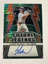 2025 Prospect Edition SLATER De BRUN Future Legends Auto Green Pulsar #D /25 SSP