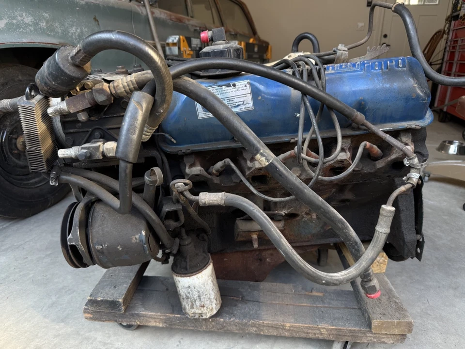 Ford 428CJ C-SCRATCH  Engine - Complete NON-COBRA JET 1967 1968 1969 A/C - Image 3 of 4