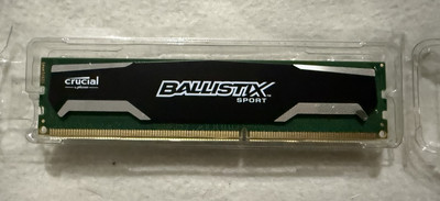 Crucial Ballistix Sport 8 GB (1x8GB) DDR3 1600 PC3-12800U BLS8G3D1609DS1S00