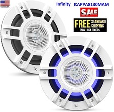 Infinity KAPPA8130MAM Kappa Series 8" 3 way Premium Marine Speaker RGB lighting