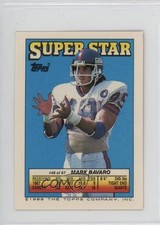 1988 Topps Super Star Sticker Back Cards ( 97) Mark Bavaro Jackie Slater HOF g9u