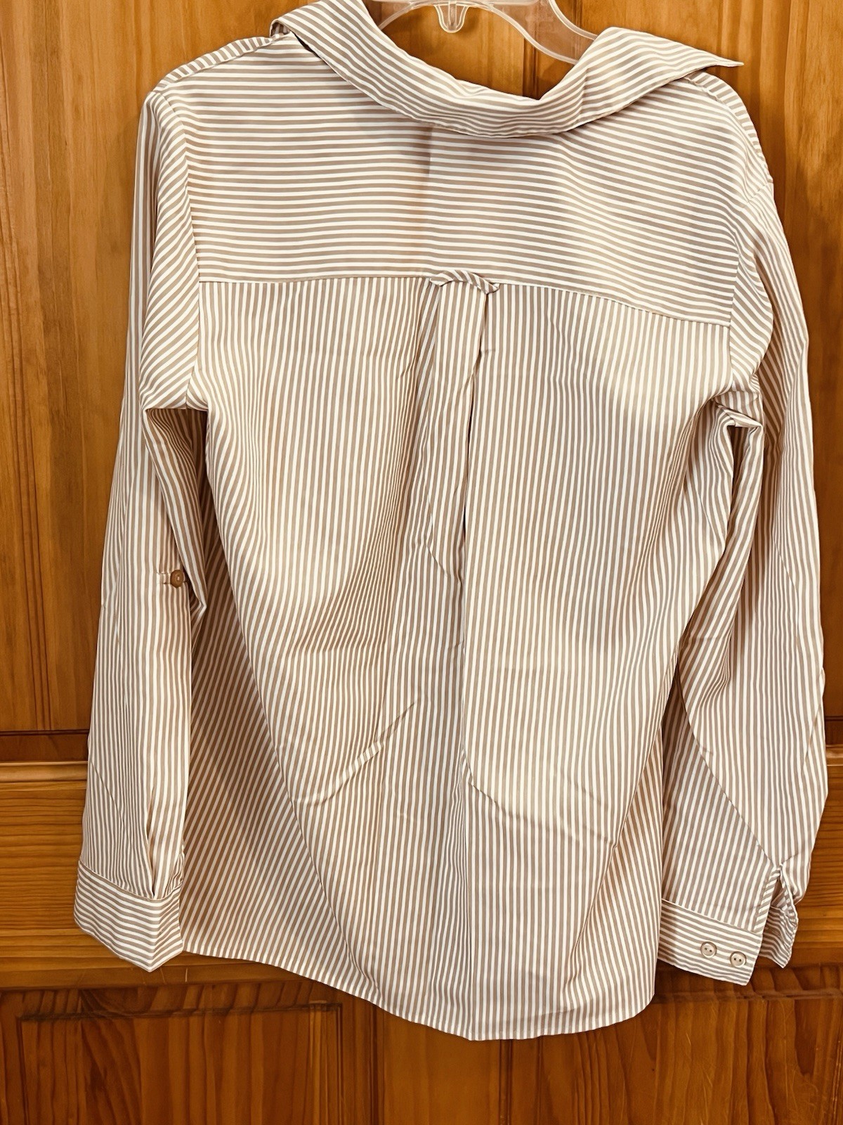 Elementz Petite PS Striped Collared Button-Up Shi… - image 2