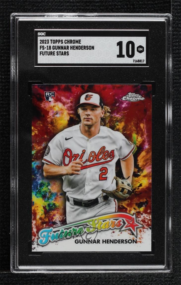 2023 Topps Chrome Future Stars Gunnar Henderson #FS-18 SGC 10 GEM 0ji1
