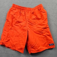 Patagonia Netplus Shells Shorts Youth XL Orange Mesh Lined Gorpcore