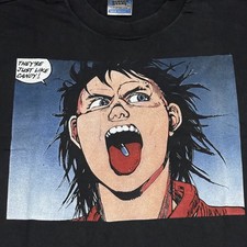 Vintage Akira Anime Katsuhiro Otomo 80s Manga Size L Single Stitch Shirt REPRINT