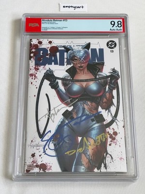 Absolute Batman #13 PSA 9.8 Tyler Kirkham Variant Signed 3x Tyler Scott Nick DC