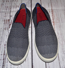 Rothy  s Woman City Loafer Slip On Maritime Gradient Navy Blue Sneaker Shoe Sz. 9