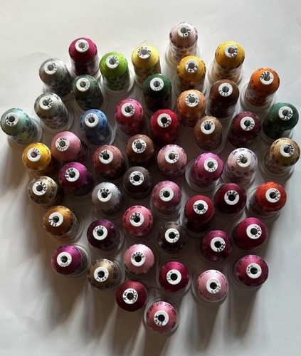 Multicolor Lot Of 50 Sewing Threads New | eBay