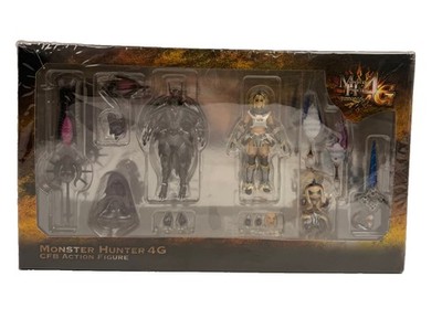 E-Capcom Monster Hunter 4G CFB Action Figure 4 Type Set Limited from Japan | New