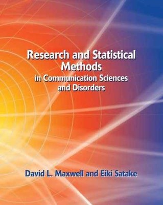 Research and Statistical Methods - Hardcover, by Maxwell David L.; - Very Good