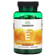 2 X Swanson, Natural E, 1,000 IU, 100 Softgels