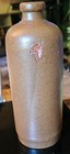 Antique Stoneware Crock Bottle Clay Primative Old Jug w/ Unique Gold Splotch — photo 3