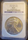 2010 American Eagle NGC MS69 Early Rele Bullion-0.999 Silver 1 Oz Ounce Art Coin