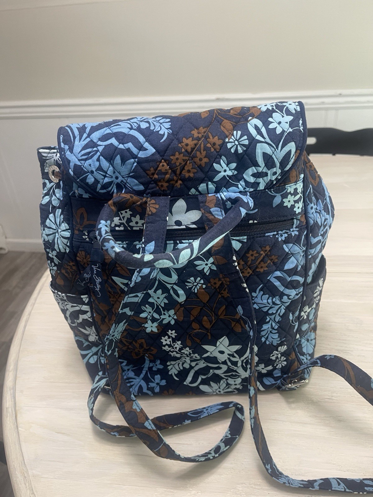 Vera Bradley Backpack Java Floral Drawstring Back… - image 2