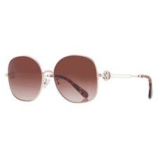 Tory Burch Brown Gradient Round Ladies Sunglasses TY6112 334613 56