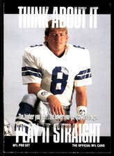 Troy Aikman 1991 Pro Set #372 Dallas Cowboys NFL READ FREE SHIPPING AutographDen