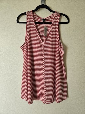 Red Striped Torrid Tank Nwt