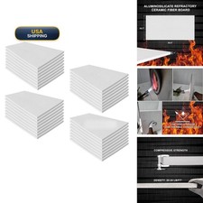 32 Pcs Ceramic Fiber Insulation Board 2300F Rated 1" x 19.7" x 39.4"