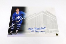 Bobby Boomer Baun Signed 10x14 Color Photo SCC 1962 63 64 & 67 Maple Leafs Auto