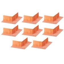 8pcs Outside Waterproofing Corner Shower Polyethylene Seamless Orange