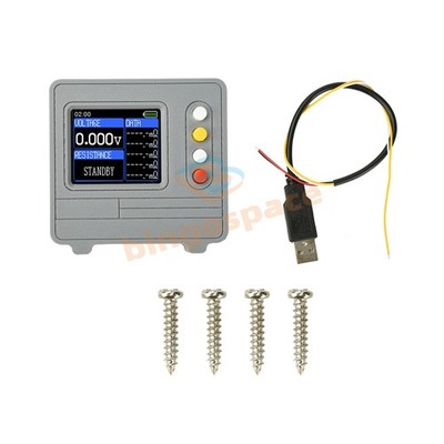 TV607 DC5V 1.77'' TFT Internal Resistance Tester AC 4-Wire Electronic Load Tester