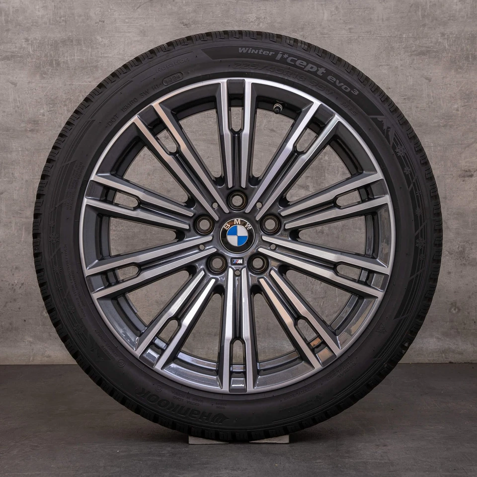 BMW 2er 3er 4er Winterräder 18 Zoll G42 G20 G21 G22 G23 Felgen 790 M 8089890 - Bild 4 von 4