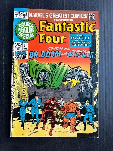 MARVEL's GREATEST COMICS #31 July 1971 Fantastic Four Vintage Marvel Comics