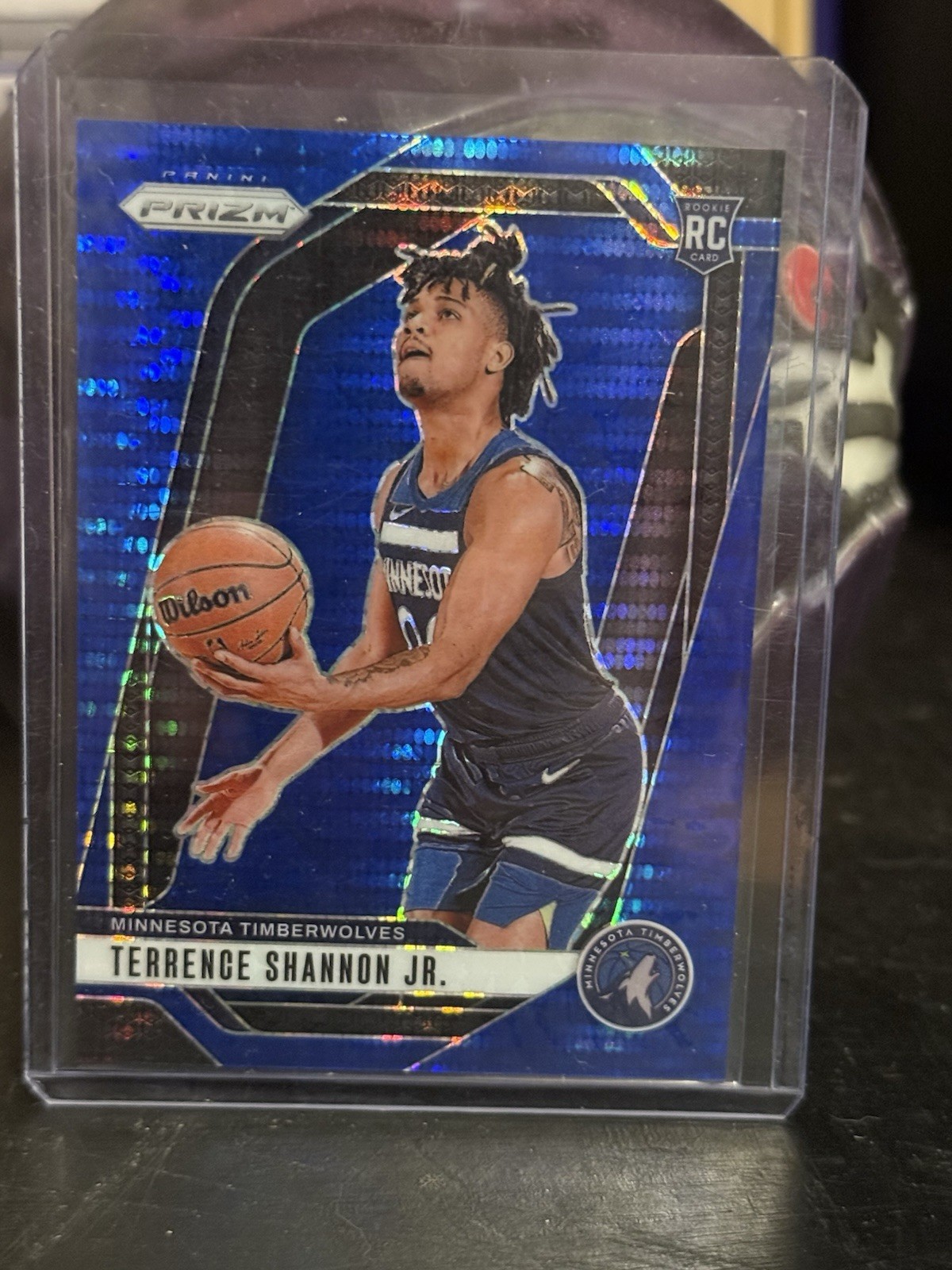 2024-25 Panini Prizm - Terrence Shannon Jr. #224 Blue Pulsar Prizm /99 (RC)