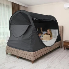 Bed Canopy Tents Dream Privacy Space Full Size Sleep Tents Indoor Pop up Portabl