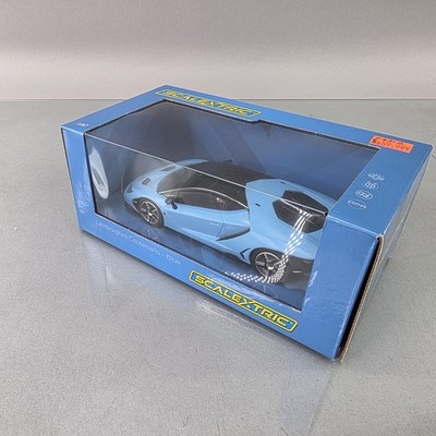 Scalextric C4312T Lamborghini Centenario Blue 1/32 Scale Slot Car