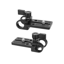 2 PCS 15MM Rod Clamp Plate with 1/4-20 Screw for Camera Monitor Mount Rig