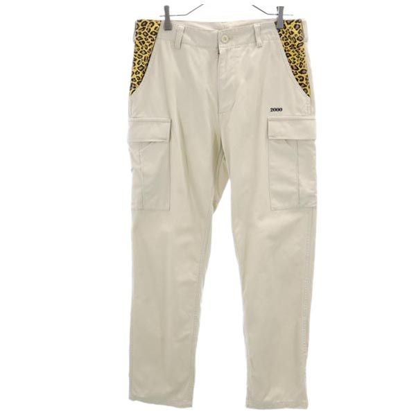 atmos Leopard Pattern Switch cargo pants M Ivory … - image 1