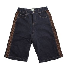 Fendi Kids Logo Trim Denim Pants 8 Years 134661606