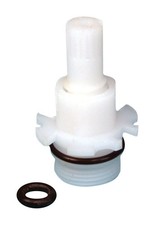 US Hardware P-119C White Plastic Faucet Stem and Bonnet 1-7/8 L x 3/4 H in.