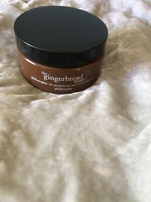 PHILOSOPHY GINGERBREAD MAN GLAZED BODY SOUFFLÉ/CREAM 8oz New Sealed