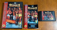 1993 Sega Genesis WWF Royal Rumble CIB Very Good Condition 