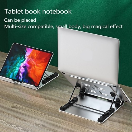 Ergonomic Aluminum Laptop Stand with Heat-Vent Laptop Lifting for 99% Laptops - Photo 5/7