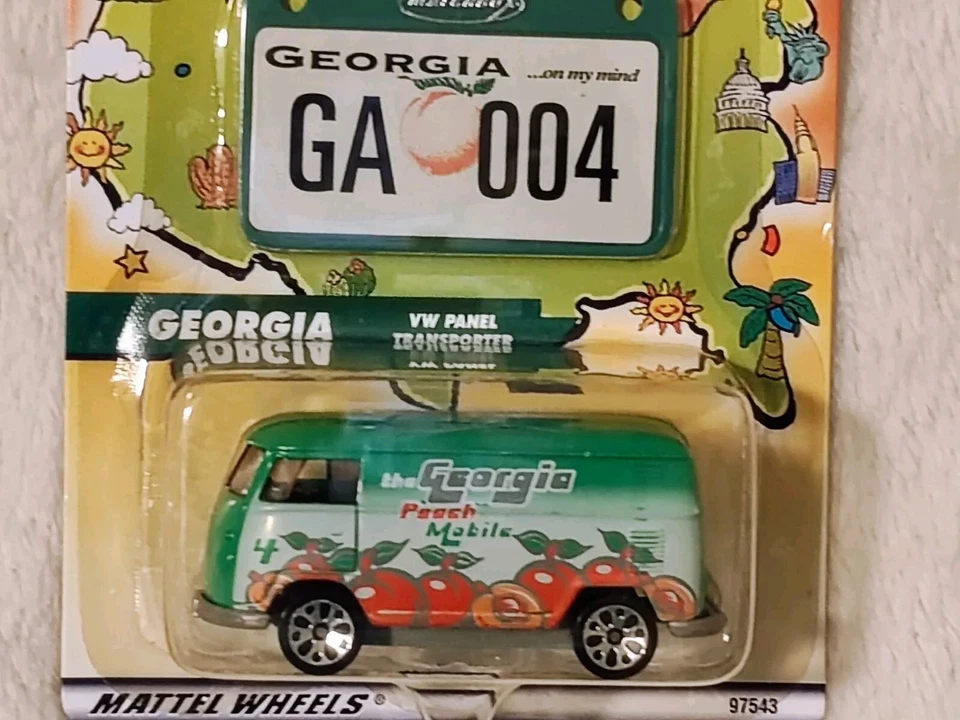 Matchbox Across America серия 50th Birthday Georgia VW панельный транспортер N24 - Изображение 3 из 3