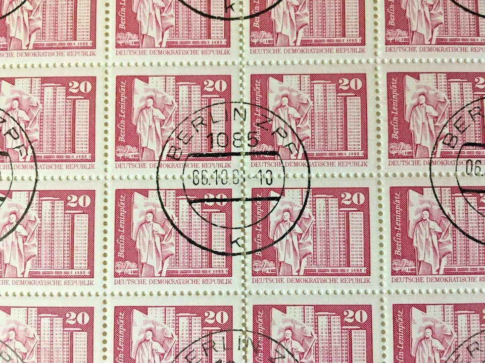 GERMANY DDR/GDR 1980, BERLIN - Full Sheet CTO, Architecture, Buildings - 20 Pf - Image 2 of 4