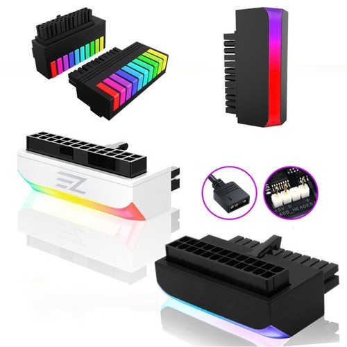 ARGB Power Plug Adapter Mainboard Motherboard Power Supply Cable Desktop