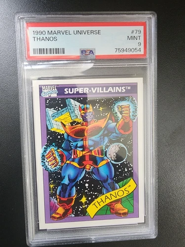 1990 Marvel Universe Thanos #79 PSA 9 MINT