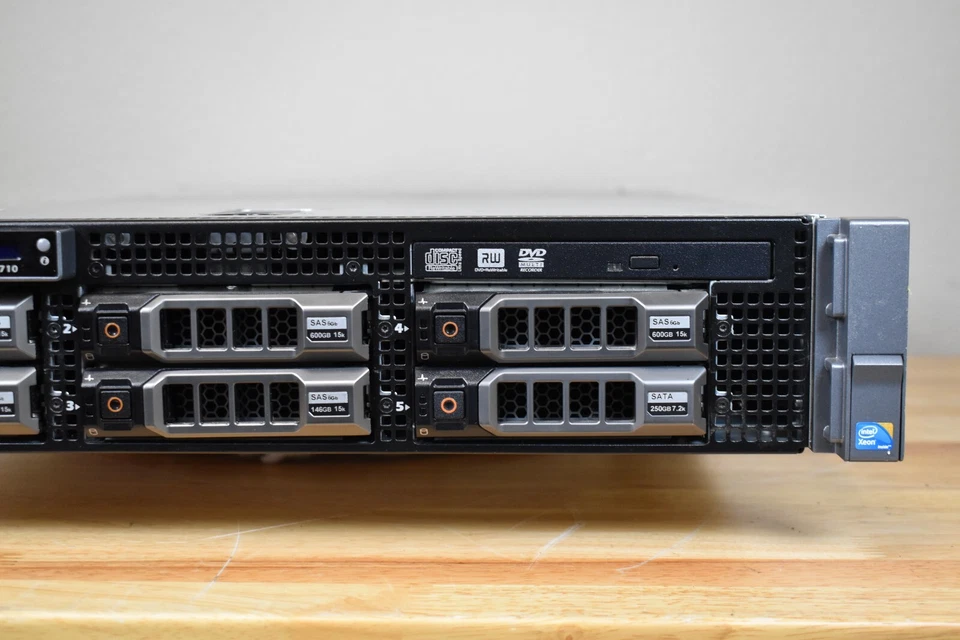 Dell POWEREDGE R710 Server 2x CPU X5677 @ 3.47GHz 48GB 4x12 NO HD H700 Qlogic - Image 4 of 4