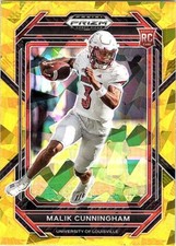 2023 Panini Prizm Draft Picks - Gold Ice Prizm #112 Malik Cunningham (RC)