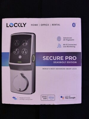 Lockly Secure Pro Deadbolt Edition Smart Lock (Model PGD728WSN)