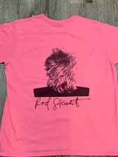 ROD STEWART T-Shirt Signed RODS BOD SQUAD Fan Club Hits Live with Autographs