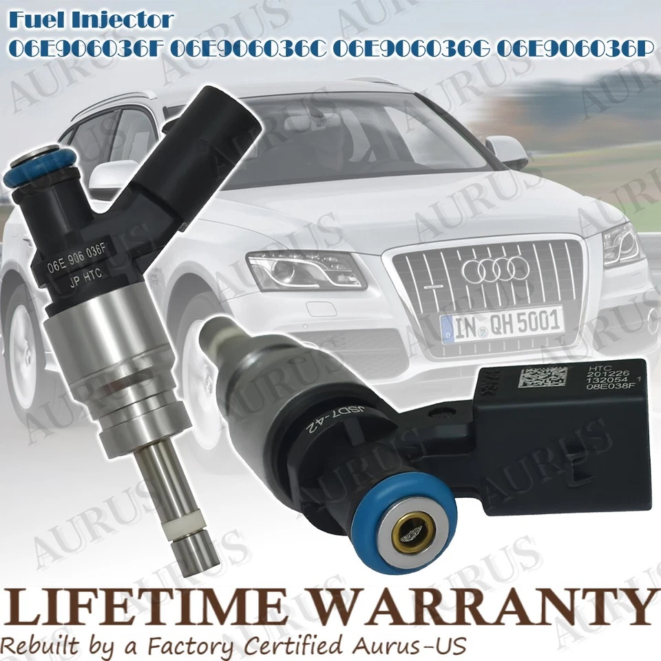 x10 OEM HITACHI Fuel Injectors for 2007-2011 Audi  S6 S8 5.2L V10 06E906036F - Image 3 of 4